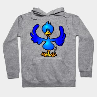 Blue twitter bird Hoodie